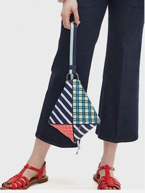 Kate Spade Scarf Patchwork Kite Wristlet
